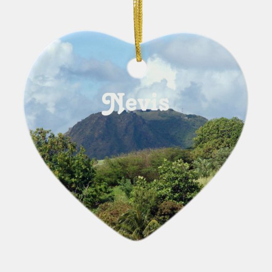 ネビスは美化します セラミックオーナメント (正面)