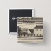 ネビス，グリーンレジデンシズ，農場 缶バッジ (正面&裏面)