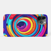 ネビュラのカラフルな宇宙渦アート Case-Mate iPhoneケース (裏面(横))