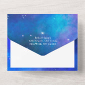 ネビュラ インターステラー オールインワン ウェディング 招待状 (裏面)