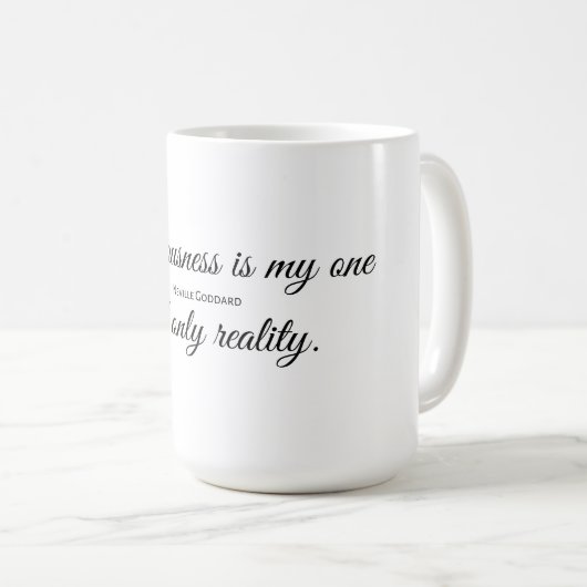 ネビルゴダード引用文 コーヒーマグカップ (正面右)