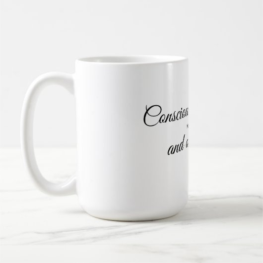 ネビルゴダード引用文 コーヒーマグカップ (左)