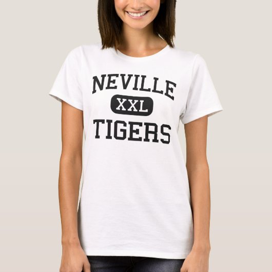 ネビル-トラ-高等学校-モンロールイジアナ Tシャツ (正面)