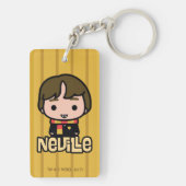 ネビルLongbottomのマンガのキャラクタの芸術 キーホルダー (裏面)