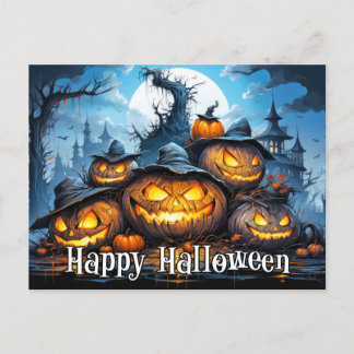 ネフすごいレ不機嫌カボチャ |ハッピーハローウィン ポストカード