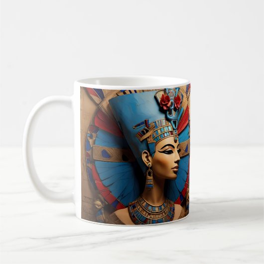 ネフェティティ女王 コーヒーマグカップ (左)