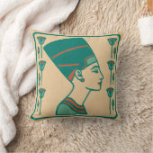 ネフェテ素晴らしティエンシ王室のャスト クッション (ブランケット)