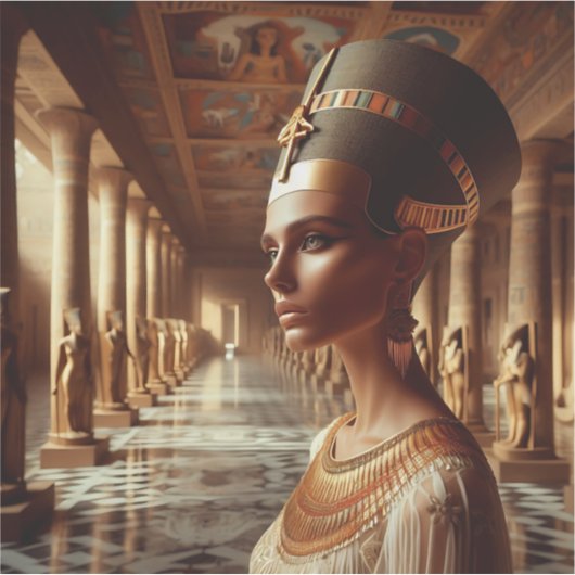 ネフェルタリの遺物: 古代文明 シール (正面)