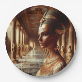 ネフェルタリの遺物: 古代文明 ペーパープレート (正面)