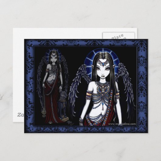 ネフェルタリエジプトエンジェルポストカード ポストカード (正面/裏面)