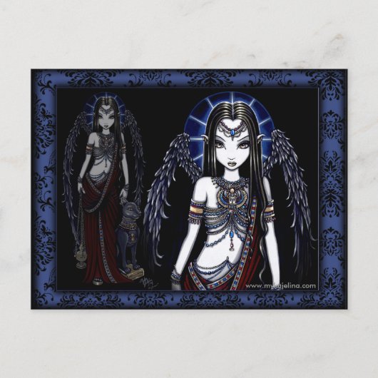 ネフェルタリエジプトエンジェルポストカード ポストカード (正面)