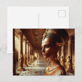 ネフェルタリ エジプト古代文明の遺物 ポストカード (正面/裏面)