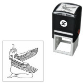 ネフェルタリ・ネフェルティティのエジプト女神マート墓 セルフインキングスタンプ (インサイチュ)