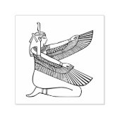 ネフェルタリ・ネフェルティティのエジプト女神マート墓 セルフインキングスタンプ (デザイン)