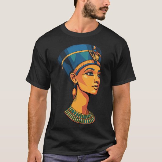 ネフェルタリ ヴィヴィ 女王 - ネフェルタリ女王 Tシャツ (正面)