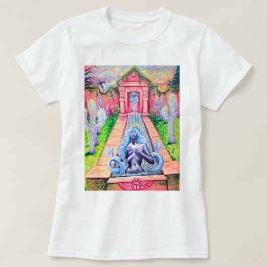 ネフェルターラによる人魚の庭園 Tシャツ (デザイン正面)