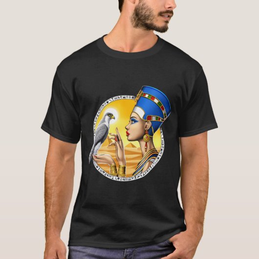 ネフェルティティ エジプトの女王 Tシャツ (正面)