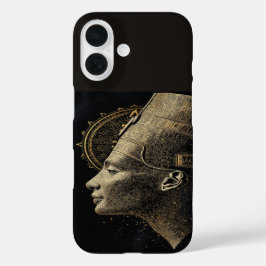 ネフェルティティ モダン シルエット ラインアート iPhone 16ケース