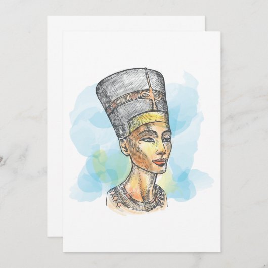 ネフェルティ 招待状 (正面/裏面)