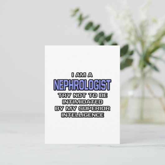 ネフローストジョーク…優れた知性 ポストカード (スタンド正面)