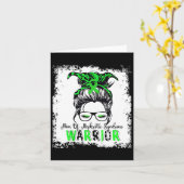 ネフローゼ症候群のママ戦士グリーンリボンママ カード (黄色い花)