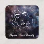 *~*ネブアラ宇宙植物女神フローラQR スクエア名刺 (正面)