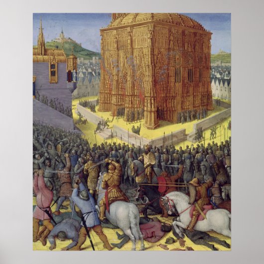 ネブカドネザルによるエルサレムの包囲 ポスター (正面)