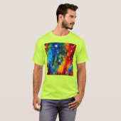 ネブカラフルラとスターズアート Tシャツ (正面フル)