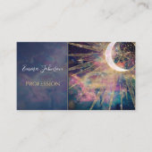 ネブカラフルラ金ゴールドドードルサンムーンマンダラ 名刺 (正面)