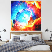 ネブラカラフルアートの探索 キャンバスプリント (インサイチュ (寝室))