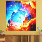ネブラカラフルアートの探索 キャンバスプリント (インサイチュ (リビング))
