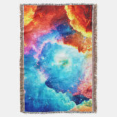 ネブラカラフルアートの探索 スローブランケット (正面縦)