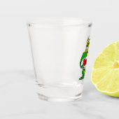 ネブラスカおもしろいカートーンコーンコブ ショットグラス (左)