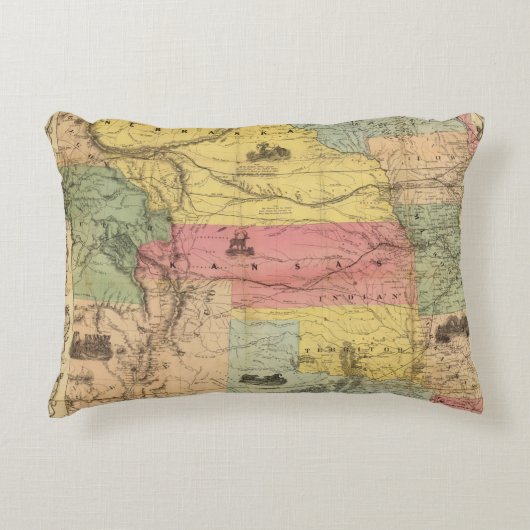 ネブラスカおよびカンザス2 アクセントクッション (正面)