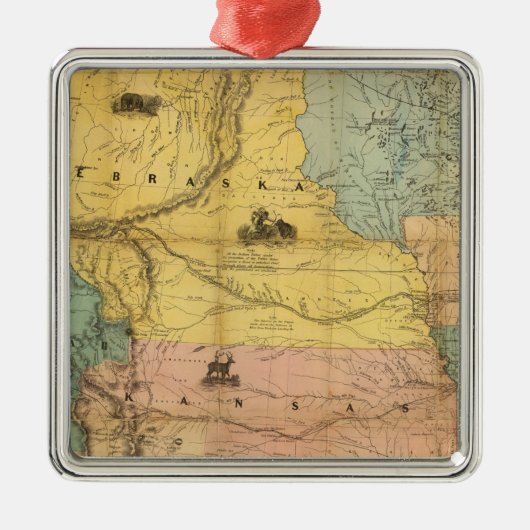 ネブラスカおよびカンザス2 メタルオーナメント (正面)