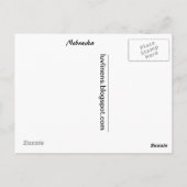 ネブラスカからの挨拶 ポストカード (裏面)