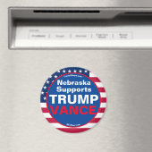 ネブラスカがTRUMP VANCE冷蔵庫をサポート マグネット (インサイチュ (食洗機))