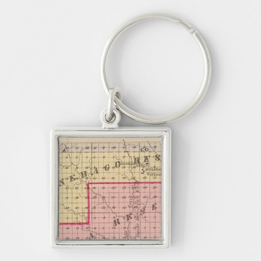 ネブラスカでオマハとウィンネバゴ予約 キーホルダー (正面)