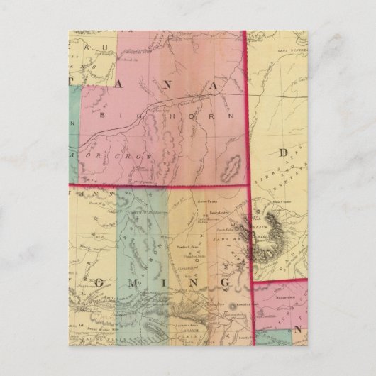 ネブラスカとダコタ ポストカード (正面)