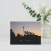 ネブラスカのはがきにへようこそ ポストカード (スタンド正面)