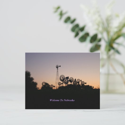 ネブラスカのはがきにへようこそ ポストカード (スタンド正面)