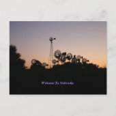 ネブラスカのはがきにへようこそ ポストカード (正面)