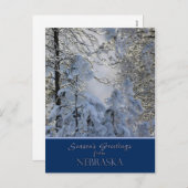 ネブラスカのクリスマスカード/州固有のポストカード シーズンポストカード (正面/裏面)