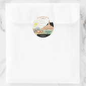 ネブラスカのステッカー ラウンドシール (バッグ)