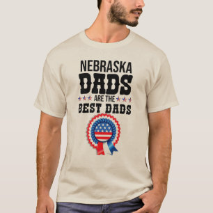 ネブラスカのパパは最も最高のなパパです Tシャツ
