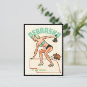 ネブラスカのヴィンテージ旅行はがき ポストカード (スタンド正面)