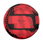 ネブラスカの地図 野球ボール (正面左)