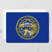 ネブラスカの州の旗のデザイン (正面/裏面)