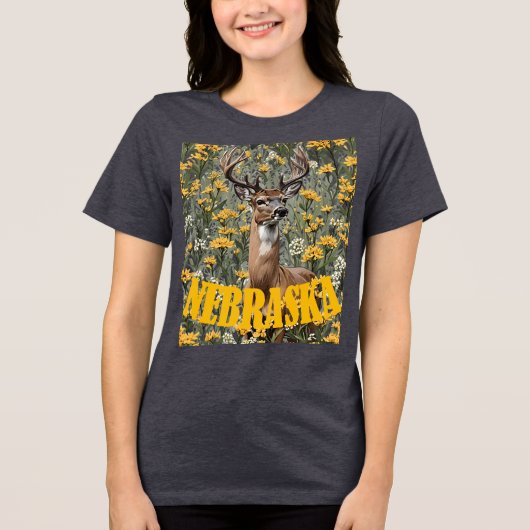 ネブラスカの愛のために トライブレンドTシャツ (正面)