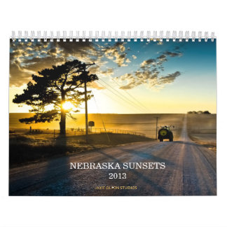 ネブラスカの日没2013年 カレンダー